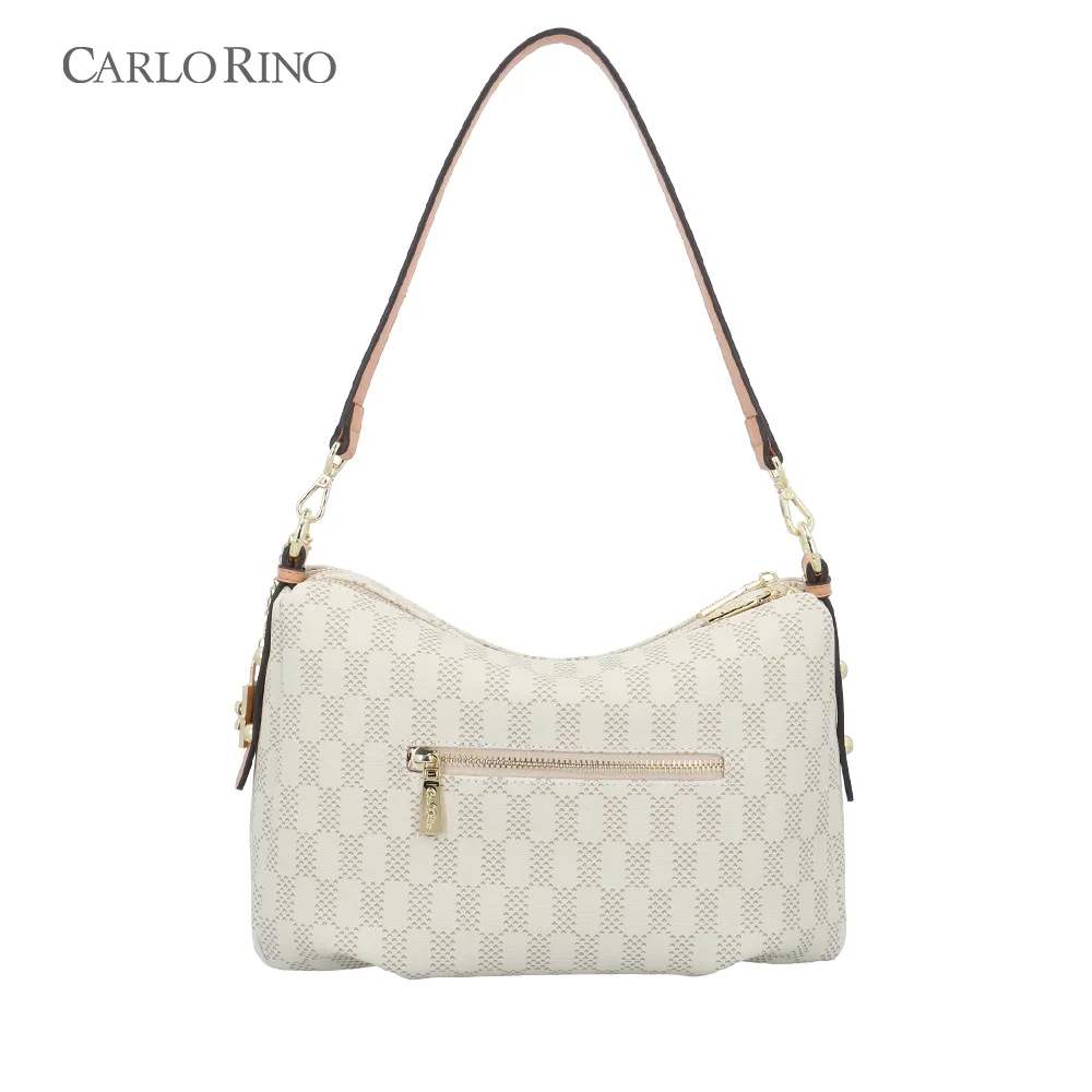 LoveGrid Zipper 2-Way Shoulder Bag