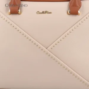 CR Chestnut Glint Top Handle Bag