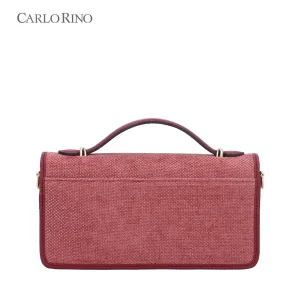 Maison Tweed Crossbody Wallet