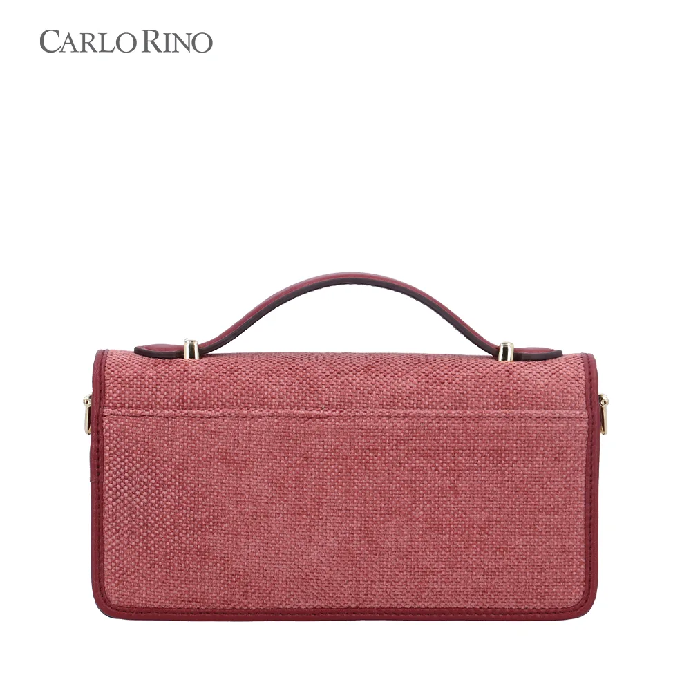 Maison Tweed Crossbody Wallet