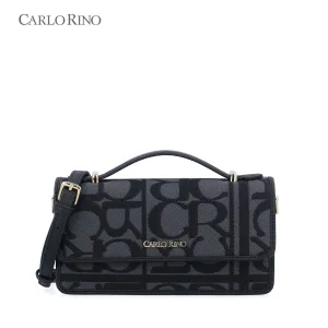 Carlo GEO Jacquard Crossbody Wallet
