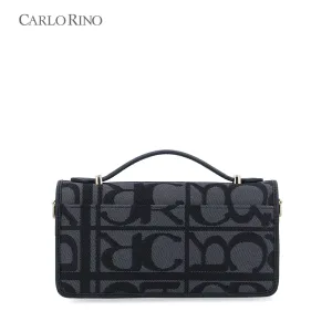 Carlo GEO Jacquard Crossbody Wallet