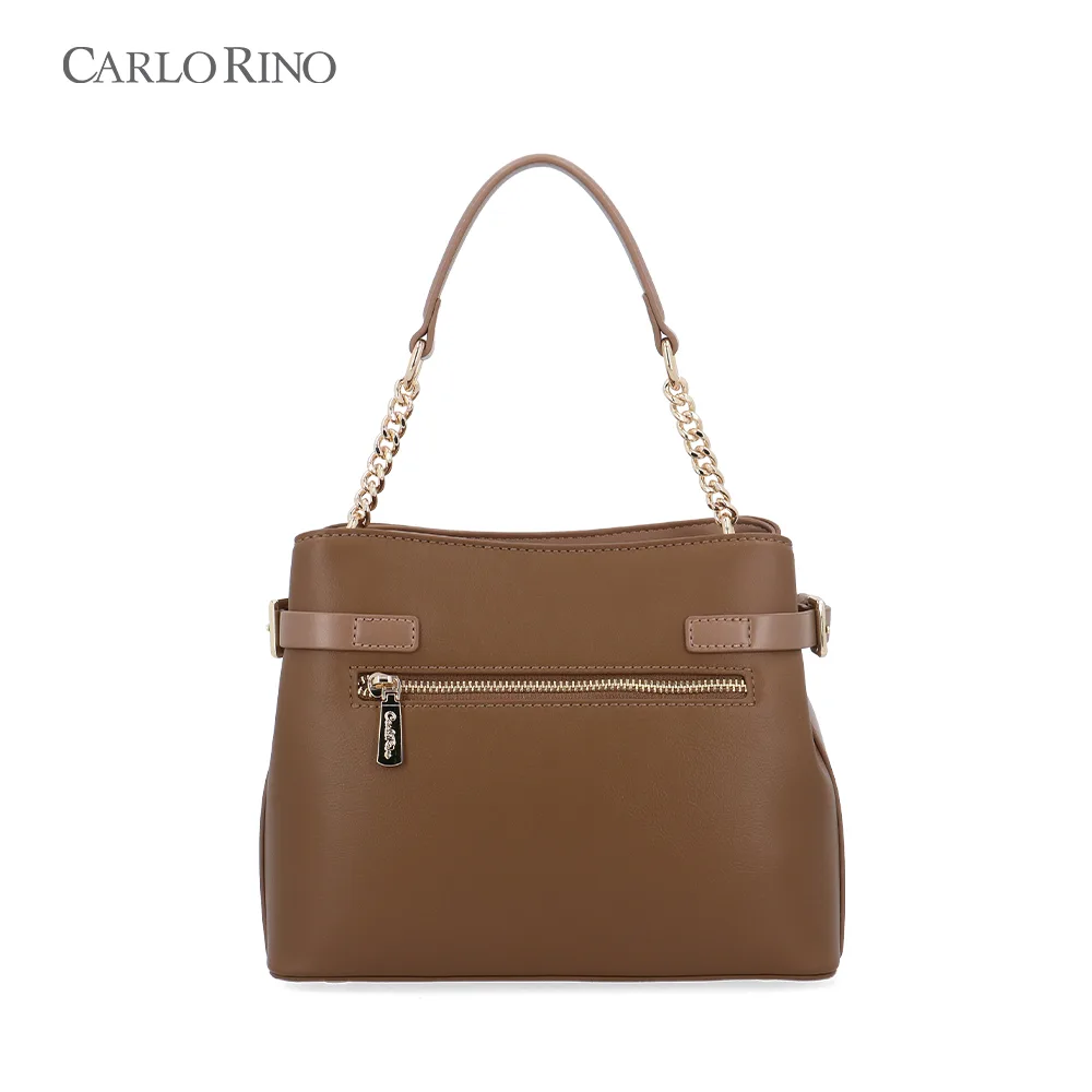 Latte Luxe Top Handle Bag S