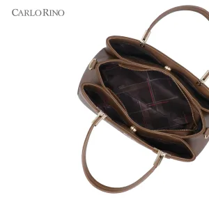 Latte Chic Top Handle Bag M