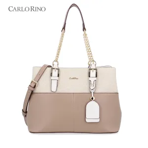 CR Soft Mocha Structured Tote Bag