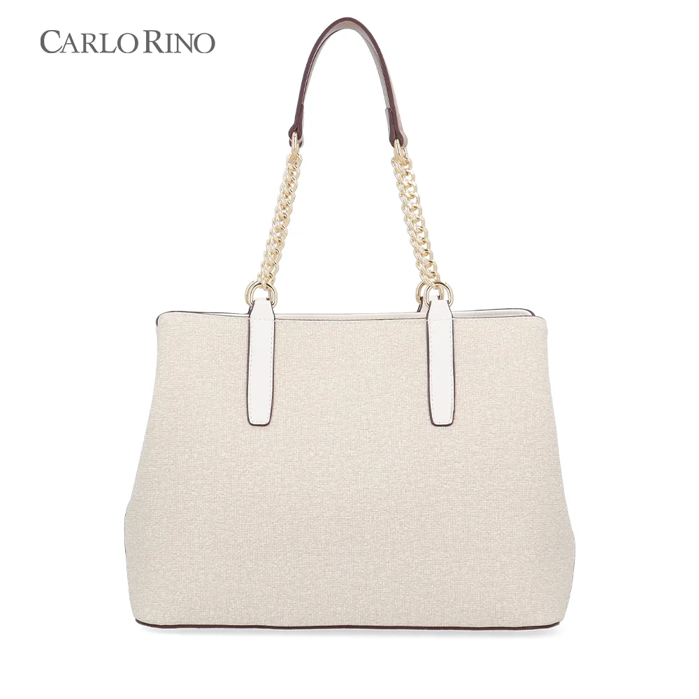 CR Soft Mocha Structured Tote Bag
