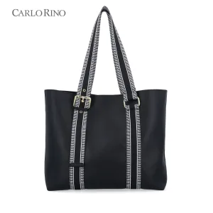 Rhea Embroidered Handle Tote Rhea Embroidered Handle Tote