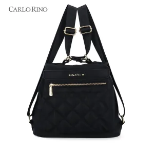 Quilted Urban Zip Backpack