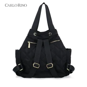 Quilted Urban Drawstring Backpack