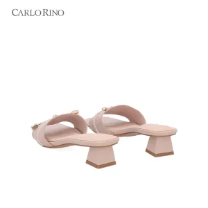 Glossy Chunky Heeled Sandals