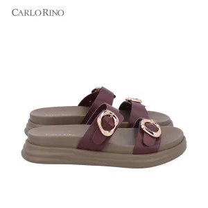 Harper Double Buckle Flats