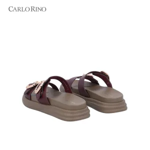 Harper Double Buckle Flats