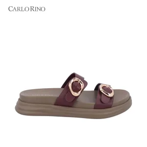 Harper Double Buckle Flats