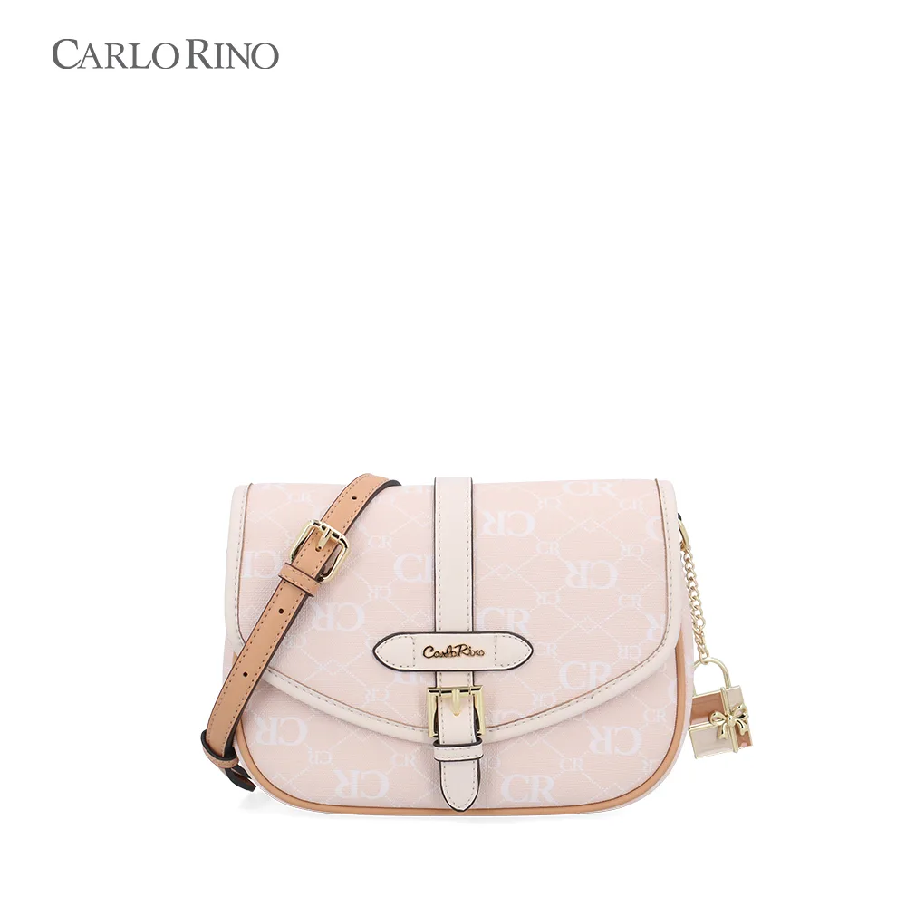 CR Monogram In Cream Buckled Crossbody CR Monogram In Cream Buckled Crossbody