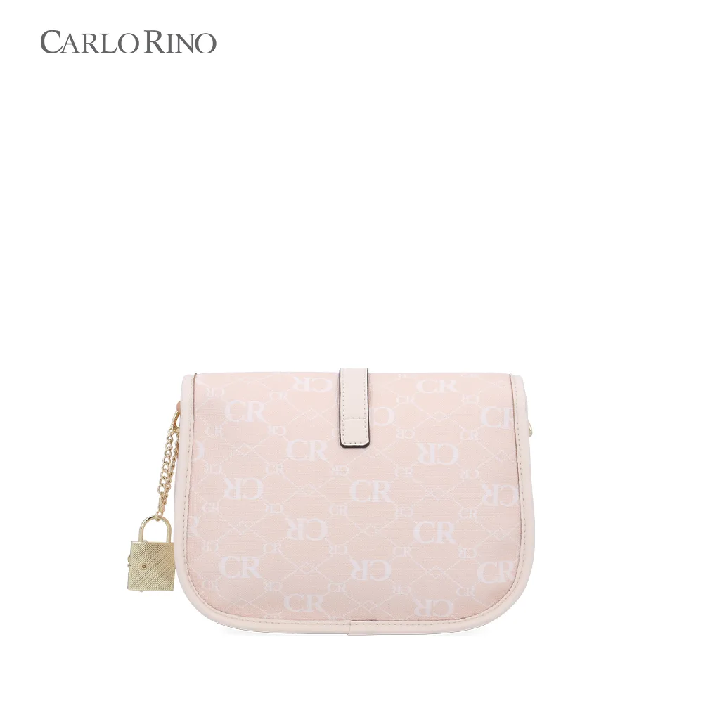 CR Monogram In Cream Buckled Crossbody CR Monogram In Cream Buckled Crossbody