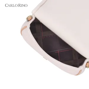 CR Monogram In Cream Buckled Crossbody CR Monogram In Cream Buckled Crossbody