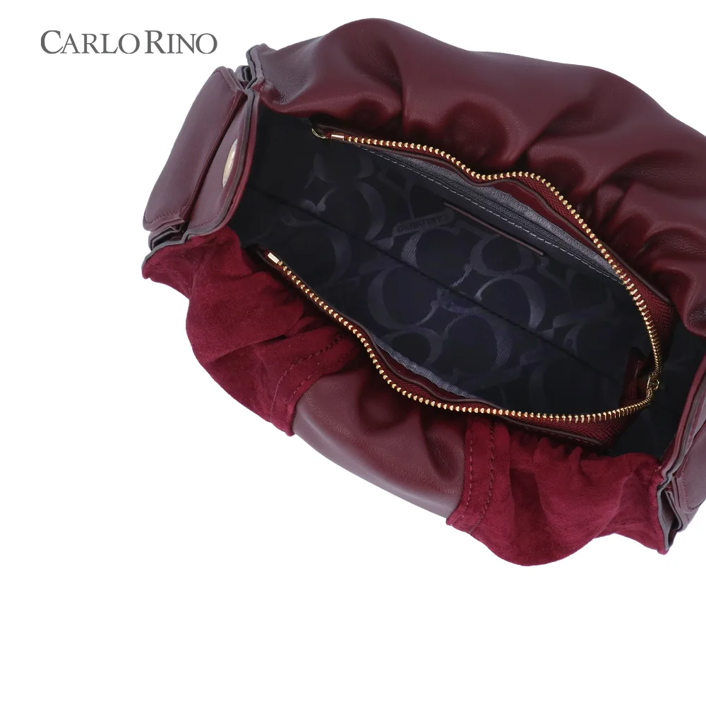 Bordeaux Ava Cinch Shoulder Bag Bordeaux Ava Cinch Shoulder Bag