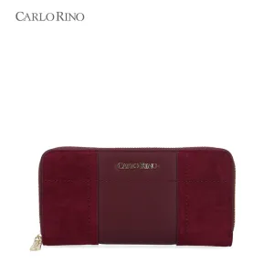 Bordeaux Ava Zip-Around Wallet