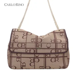 Carlo GEO Jacquard Soft Flap Bag