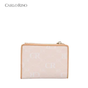 CR Monogram in Cream Short Wallet CR Monogram in Cream Short Wallet