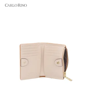 CR Monogram in Cream Short Wallet CR Monogram in Cream Short Wallet