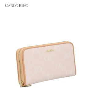 CR Monogram in Cream Zip Around Wallet CR Monogram in Cream Zip Around Wallet
