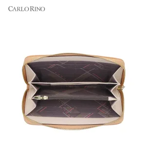 CR Monogram in Cream Zip Around Wallet CR Monogram in Cream Zip Around Wallet