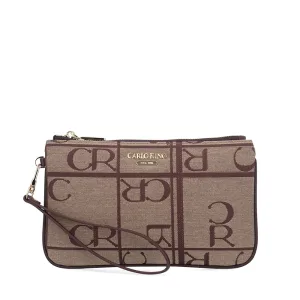 Carlo GEO Jacquard Wristlet
